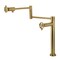 Kingston Brass Deck Mount Pot Filler Faucet with Knurled Handle, Brushed Brass KS4707RKZ - alternate 1