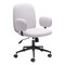 Homeroots Beige and Black Adjustable Height Swivel Rolling Office Chair 556768 - alternate 6