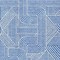Homeroots 8' X 10' Blue And Ivory Abstract Washable Indoor Outdoor Area Rug 594920 - alternate 5