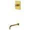 Kingston Brass Single-Handle Pressure Balanced Tub Faucet, Brushed Brass KB6347AXTO - alternate 1