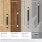 Amerock Mergence 6-5/16 inch 160mm Center-to-Center Matte Black/Golden Champagne Cabinet Pull BP36860FBBBZ - alternate 2