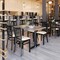 Flash Furniture HERCULES Black Ladder Back Metal Restaurant Chair - Tan Vinyl Seat XU-DG-6Q2B-VRT-TNV-GG - alternate 2