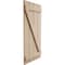 Ekena Millwork Rustic Four Board Spaced Board-n-Batten Rough Cedar Faux Wood Shutters w/Z-Board, 23 1/2W x 64H, PR SHUBSZ23X64RCPR - alternate 7