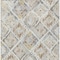 Homeroots 10' X 14' Ivory And Cream Geometric Washable Indoor Outdoor Area Rug 609141 - alternate 4