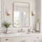 Vaxcel Park Ridge 1-Light Vanity Light Sconce, Champagne Gold, Frosted White Glass, 4.75-In. Wide W0570 - alternate 2