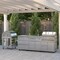 Koolmore Outdoor Kitchen with a Wood fire Pizza Oven, 3 Drawer Cabinet, Sink, 30 in. BBQ Grill and Cabinet KM-OKSKIT-CONFIG102 - alternate 4