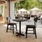 Flash Furniture Commercial 31.25" Black Faux Marble HPL Tabletop with Black Table Height X Base ST-RD31-BKMAR-T2222-GG - alternate 3