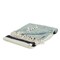 Homeroots 50" X 60" Blue And Ivory Cotton Woven Color Block Throw Blanket with Fringe 518807 - alternate 2