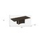 Homeroots 99" Gray Brown Solid Wood Dining Table 366367 - alternate 3