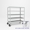 Pucel Five Shelf Extra Heavy Duty Stock Cart, 30 in W x 68 in H x 60 in D, Red H-3060-S - alternate 1