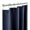Homeroots Luxurious Navy Waffle Weave Shower Curtain 399720 - alternate 4