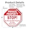 Signmission Private Property Stop! Do Not Use M, 6 inch X 6 inch, Plastic Sign, 2PK OC-P-2PACK-6-143 - alternate 4