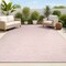 Jonathan Y Ethan Modern Flatweave Solid Pink 3 ft. x 5 ft. Indoor/Outdoor Area Rug TSN100F-3 - alternate 1