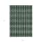 Homeroots 9' X 12' Olive Green And Charcoal Geometric Washable Indoor Outdoor Area Rug 577077 - alternate 4