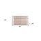 Homeroots 64" Beige Six Drawer Double Dresser 488508 - alternate 2