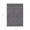 Homeroots 8' X 10' Navy Blue Beige And Taupe Floral Washable Indoor Outdoor Area Rug 582293 - alternate 6