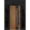 Vdomdoors Steel Door Deux 6678 Natural Oak 2 Sidelight and Transom Window Sidelite Entry Door Painted W14+36+ DEUX6678EXD-OAK-W14+36+14 x H80+16-LH-I - alternate 1