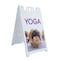 Signmission Yoga, A-Frame & 2 Decals Installed, Heavy-Duty Plastic Frame SBHD-D-2436-Yoga 1 - alternate 1