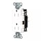 Hubbell Wiring Device-Kellems Straight Blade Receptacle, 5-15R, 15 A, 125V AC, 2 Pole, 3 Wire, Surface Mount, Grounded HBL2152STWTR - alternate 1