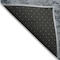 Homeroots 8' Blue Gray And Gold Round Abstract Washable Indoor Outdoor Area Rug 602995 - alternate 5