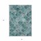 Homeroots 3' X 5' Teal Blue Aqua And Gray Abstract Washable Indoor Outdoor Area Rug 577691 - alternate 4