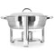Megachef 5.3 Quart Round Stainless Steel Professional Chafing Dish/Buffet Server Serving Trays MG-431203 - alternate 3