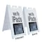 Signmission We Fix Ipads, A-Frame & 2 Decals Installed, Heavy-Duty Plastic Frame SBHD-D-2436-We Fix Ipads - alternate 2