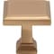 Designperfect 1-3/16 Overall Length Square Cabinet Knob, Champagne Bronze/Gold DPA-S54KCBZ - alternate 1