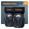 Powertec Safety Knee Pads with Adjustable Thigh Straps Heavy Duty Shell Soft Foam and Thick Gel Cushion, PR 71879N - alternate 1