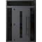 Vdomdoors Front Exterior Prehung Steel Door Ronex0130 Grey 96 2 Sidelight and Transom Window Sidelite Entry RONEX0130EXD-GRE-W16+36+16xH96+16-RH-I - alternate 1
