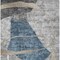 Homeroots 9' X 12' Blue Gray And Charcoal Abstract Washable Indoor Outdoor Area Rug 587576 - alternate 5