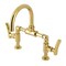 Kingston Brass Bridge Bathroom Faucet with Brass Pop-Up, Polished Brass KS2172TKL - alternate 1