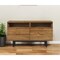 Homeroots 59" Brown Solid Wood Four Drawer Double Dresser 518613 - alternate 4