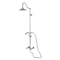 Kingston Brass Wall Mount Rain Drop Shower System with Hand Shower, Polished Chrome CCK3661PX - alternate 1