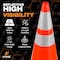 Xpose Safety 28 Inch Orange Traffic Cones with 6in and 4in Collars, DOT Approved, 8PK AOTC28-64-8-X - alternate 4