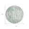 Homeroots 8' Sage And Ivory Round Abstract Washable Indoor Outdoor Area Rug 612697 - alternate 4