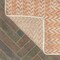 Jonathan Y Chevron Modern Concentric Squares Orange/Cream 5 ft. x 8 ft. Indoor/Outdoor Area Rug SMB206C-5 - alternate 3