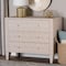 Baxton Studio Leyna Modern Beige Faux Shagreen 3-Drawer Storage Cabinet 251-13970-ZORO - alternate 4