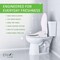 Anzzi Electric Bidet Seat for Elongated Toilets with Auto Lid, Heated, and Remote TL-AZEB107UWH - alternate 6