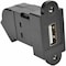 Tripp Lite Usb 2.0 Keystone Panel Mount C, U060-000-KPA-BK U060-000-KPA-BK - alternate 4
