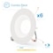 Infibrite 6 In. Retrofit 2700K Soft White LED Recessed Light 12W 1100LM, Dimmable, Wet Rated, 6PK IB-006-2-12W-WH-6PK - alternate 1