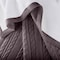 Lavish Home Cable Knit Throw Blanket for Couch, Sofa, or Bed Soft & Cozy Blanket Throws with Cable Knit Pattern 66-THROW60-C - alternate 3
