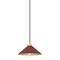 Hudson Valley Lighting Clivedon 12 in. Pendant in Aged Brass/Soft Crimson by Mark D. Sikes MDS1401-AGB/CRN - alternate 1