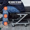 Vevor Mechanic Creeper 36''300Lbs 2 in 1 Folding Rolling Garage Stool Shop Chair GB-06 - alternate 2