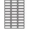 Ashley Productions Die-Cut Magnetic Foam Black/White Dots Labels/Nameplates, PK90 10080 - alternate 1