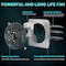 Ipower 18 Inch Shutter Exhaust Fan Aluminum+ fan speed controller + Disposal Power Cord Kit HIFANXEXHAUST18CTB - alternate 4