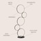Jonathan Y Pluto Stacked Circles 45" 5-Light Contemporary Modern Iron/Aluminum Integrated LED Floor Lamp, Black JYL7103A - alternate 5