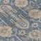 Homeroots 8' Navy Blue Beige And Taupe Round Oriental Washable Indoor Outdoor Area Rug 582100 - alternate 2