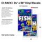 Signmission Tropical Fish, Vinyl Decals Only 24 Inch x 36 Inch, Vinyl Decal, 2PK DSB-2436-2PACK-Tropical Fish - alternate 2