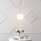 Jonathan Y Bleecker 7.75" Metal/Glass Globe LED Pendant, Almond JYL9528F - alternate 6